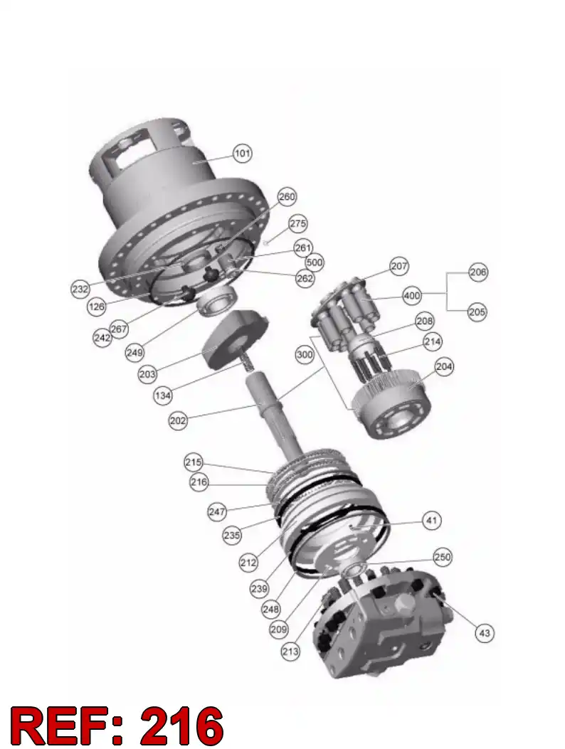 55153196 551 531 96 SEPARATION PLATE - Sandvik Technical Drawing
