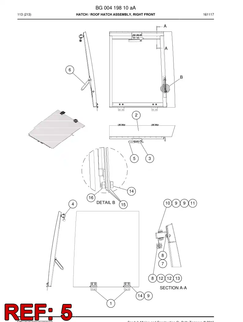 55153234a 551 532 34a Strip - Sandvik Technical Drawing