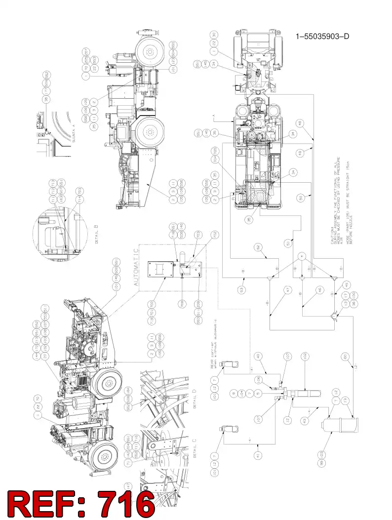 55153253 551 532 53 BRACKET - Sandvik Technical Drawing