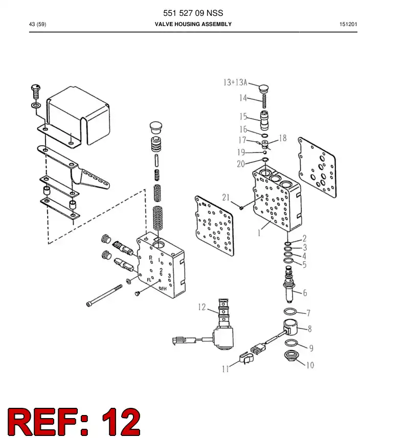 55153327 551 533 27 Coil - Sandvik Technical Drawing