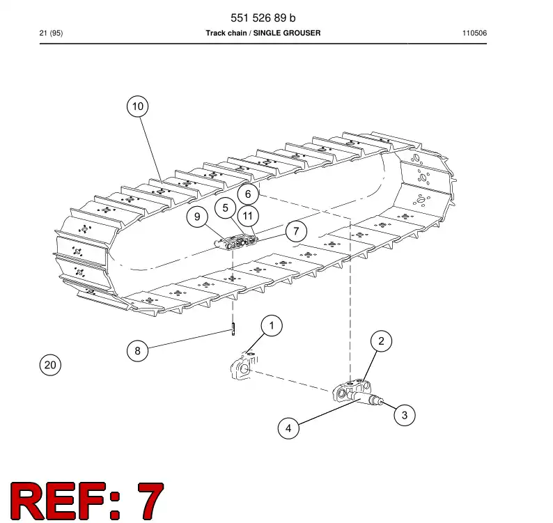 55153734a 551 537 34a Spacer - Sandvik Technical Drawing