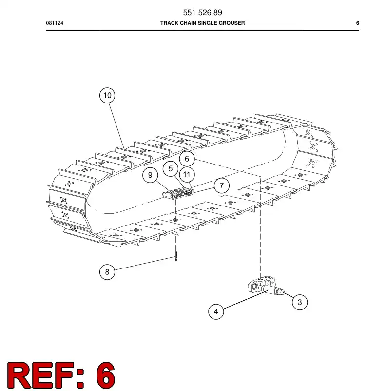 55153737a 551 537 37a Pin - Sandvik Technical Drawing