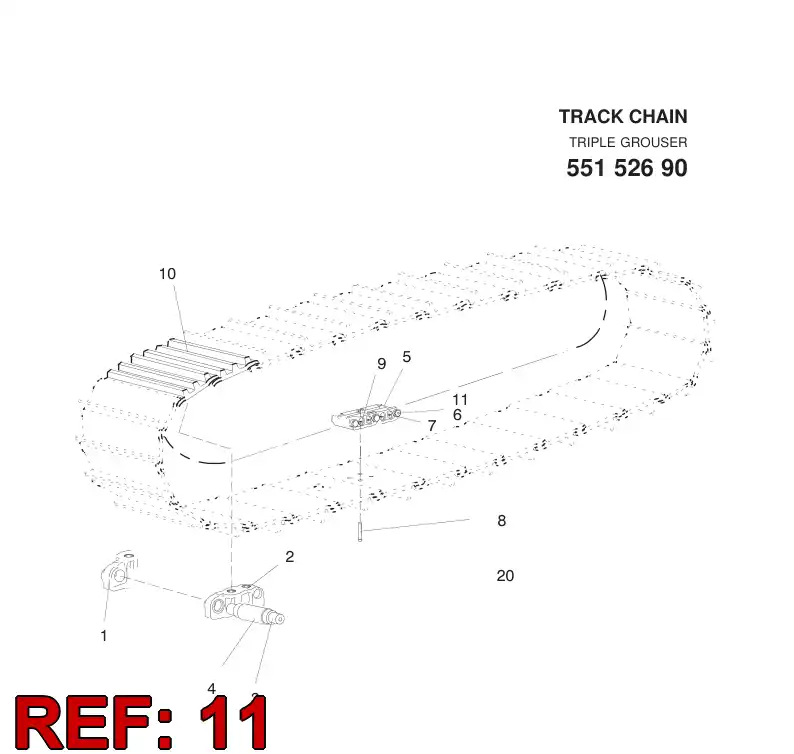 55153749 551 537 49 SEAL WASHER - Sandvik Technical Drawing