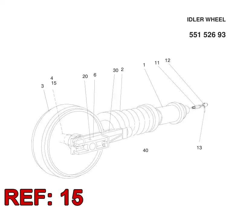 55153765 551 537 65 SEAL KIT - Sandvik Technical Drawing