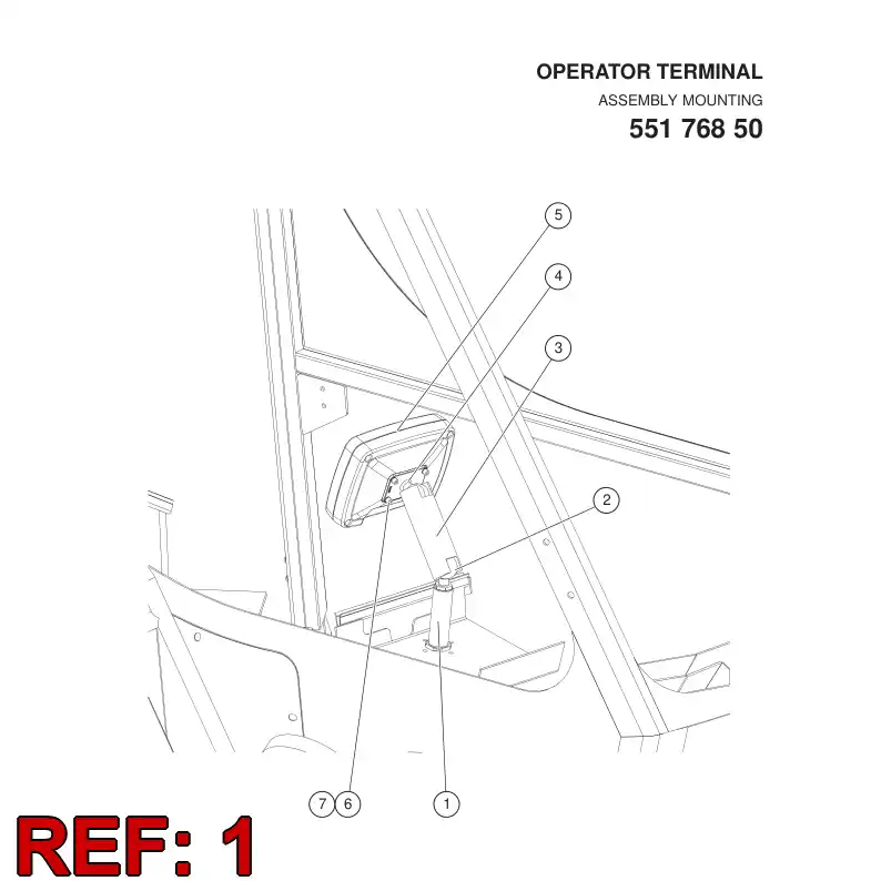 55153943 551 539 43 ADAPTER - Sandvik Technical Drawing