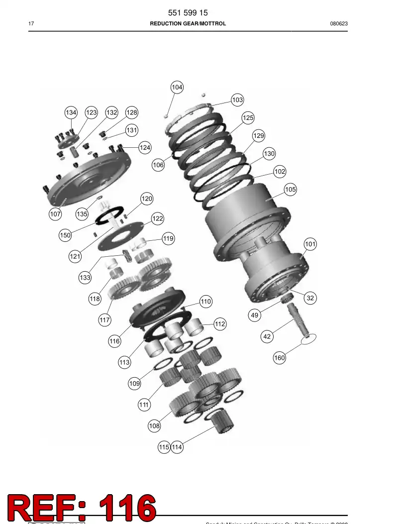 551 540 73 Holder - drawing