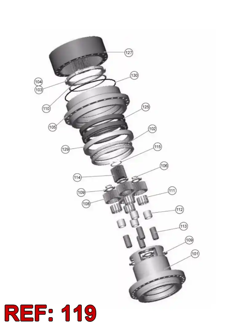 55154112 551 541 12 COLLAR - Sandvik Technical Drawing