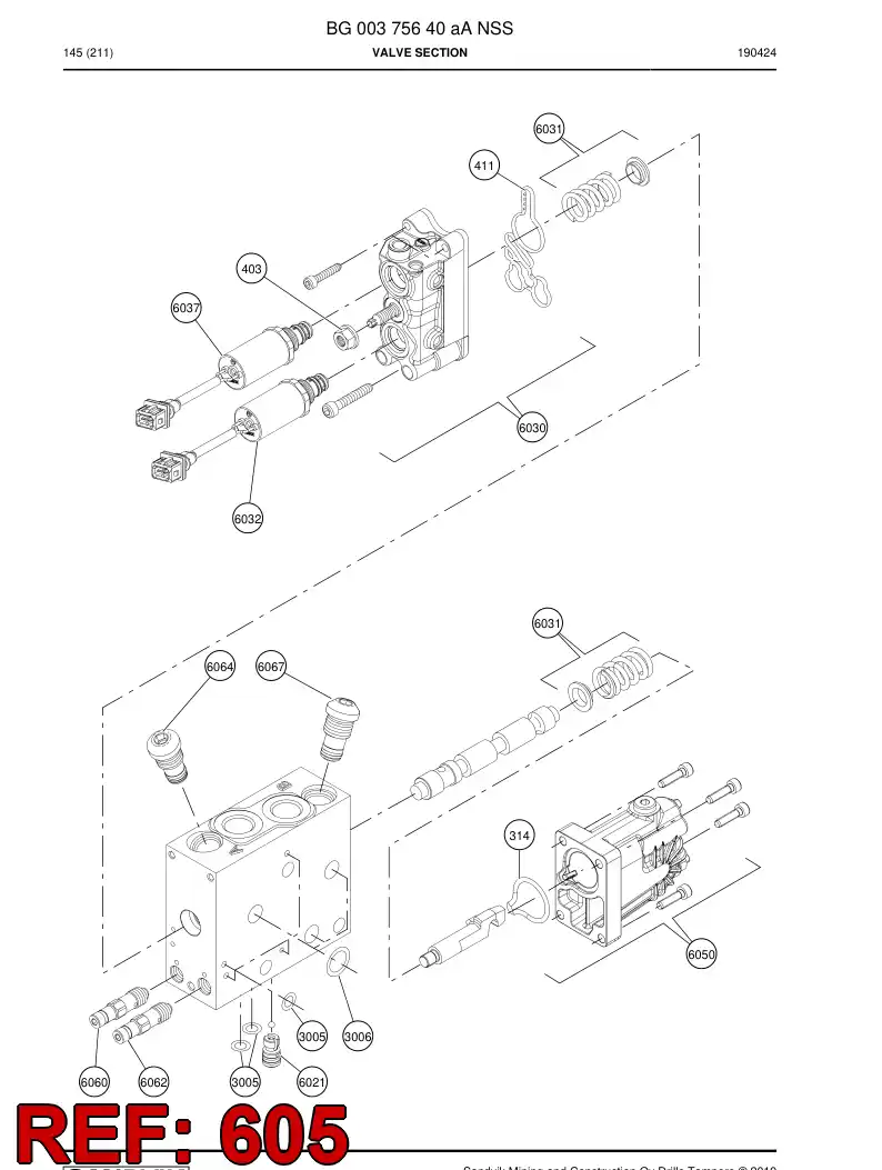 55154257a 551 542 57a Cover - Sandvik Technical Drawing