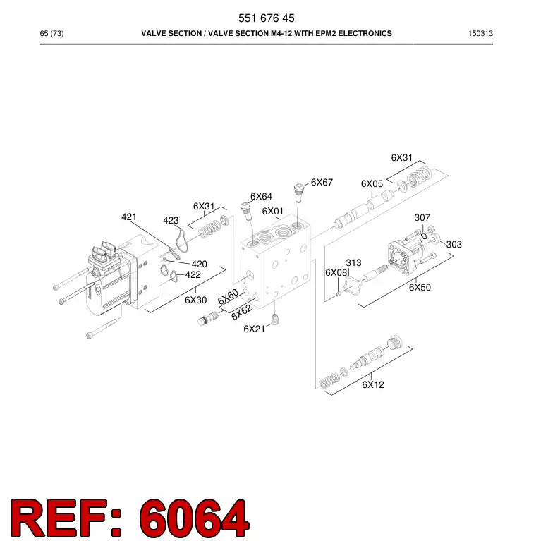 55154262a 551 542 62a Plug - Sandvik Technical Drawing