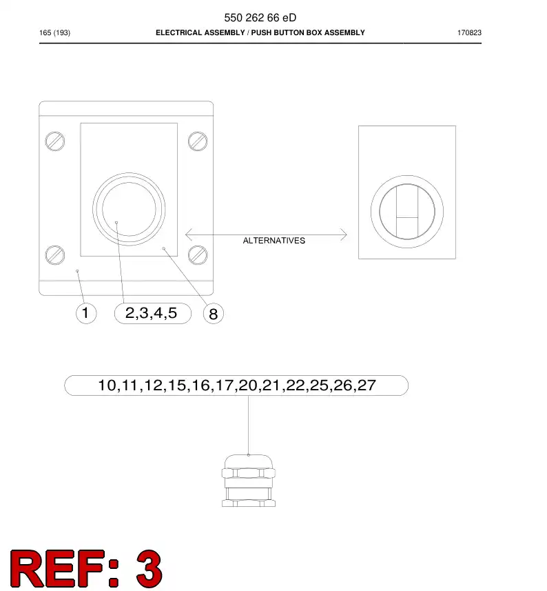 55154567a 551 545 67a Sign - Sandvik Technical Drawing