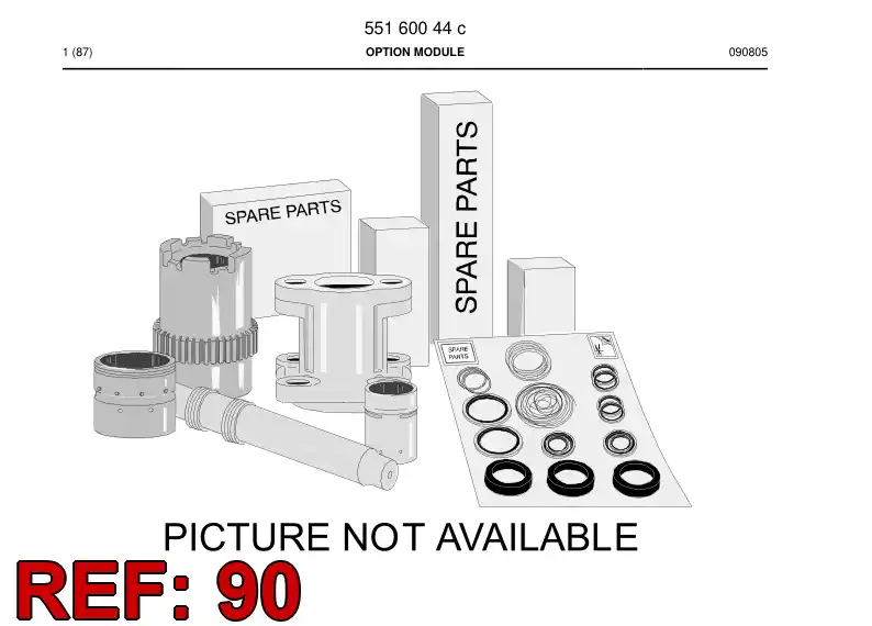 55154645 551 546 45 Mounting - Sandvik Technical Drawing