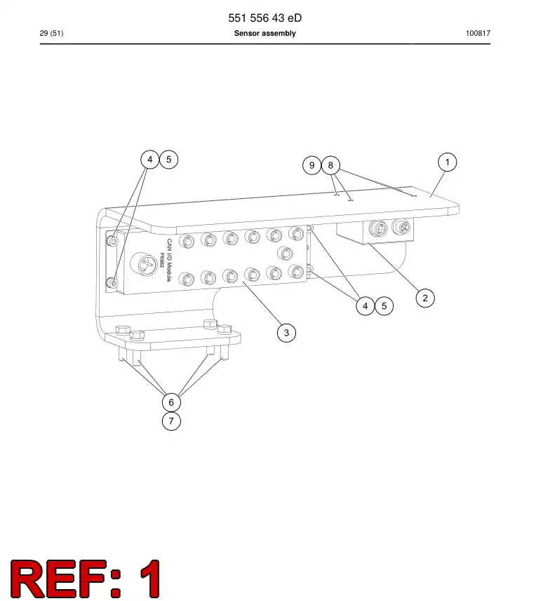 551 546 57 Bracket - drawing