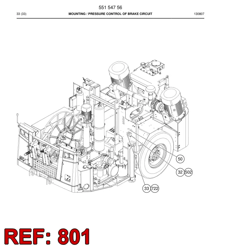 55154757p 551 547 57p Hosing Set - Sandvik Technical Drawing