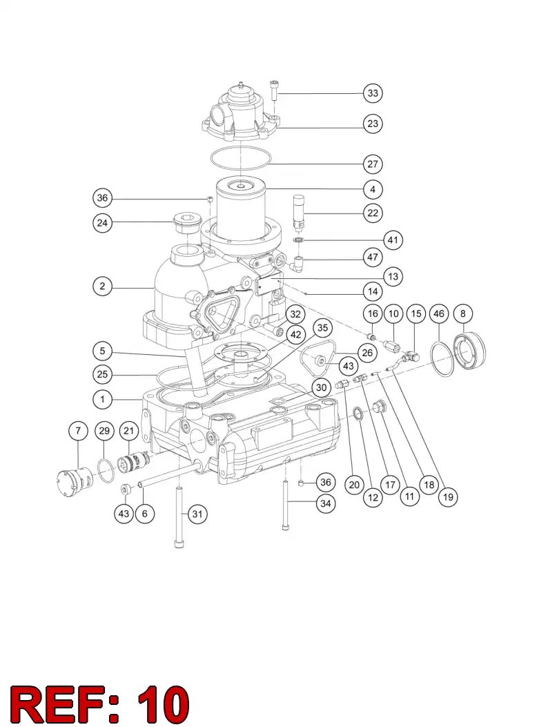 55155213 551 552 13 FILTER - Sandvik Technical Drawing
