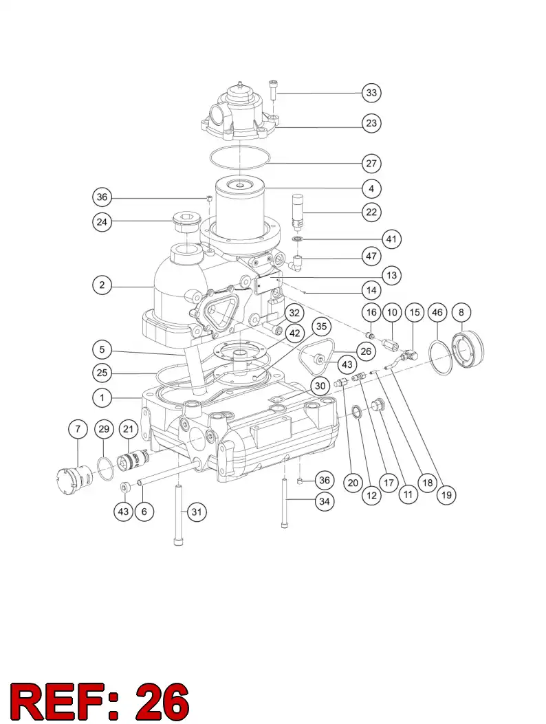 55155216 551 552 16 O-RING - Sandvik Technical Drawing
