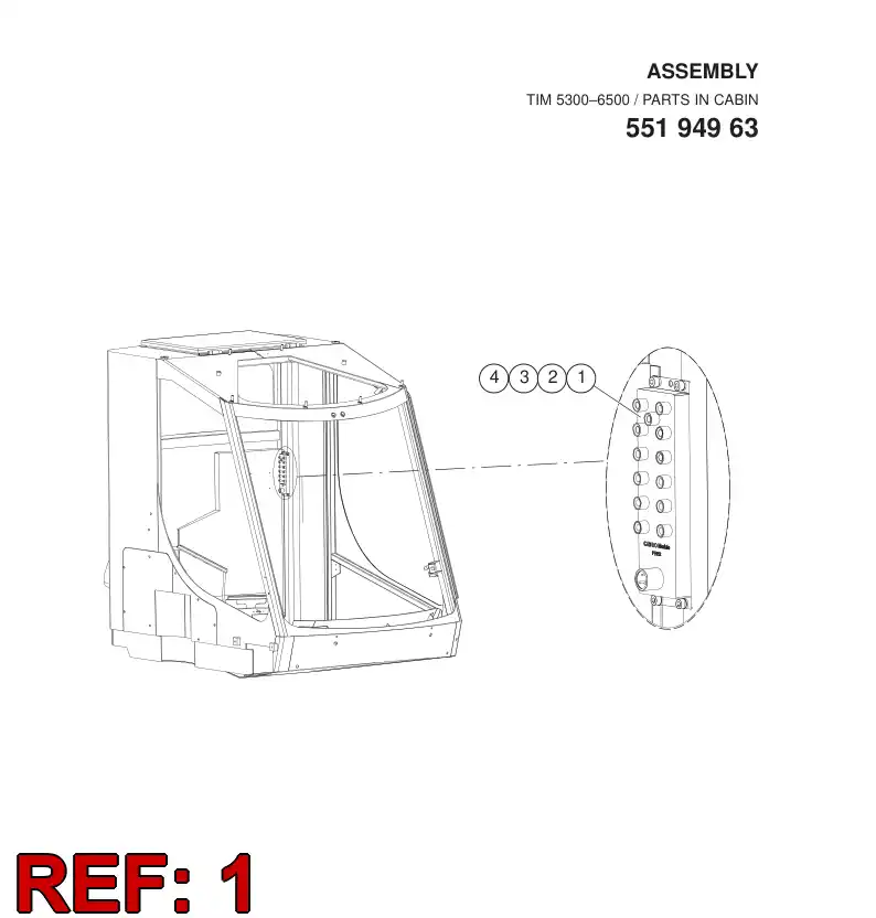 55155642 551 556 42 CONNECTING MODULE - Sandvik Technical Drawing