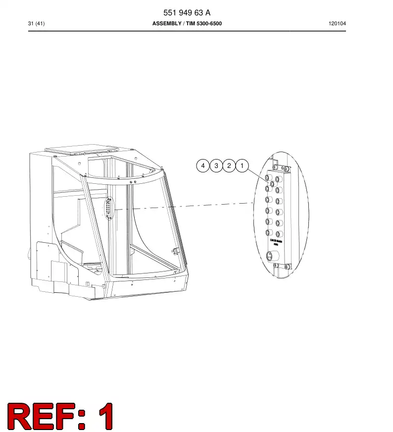 55155642a 551 556 42a Module, Interface - Sandvik Technical Drawing