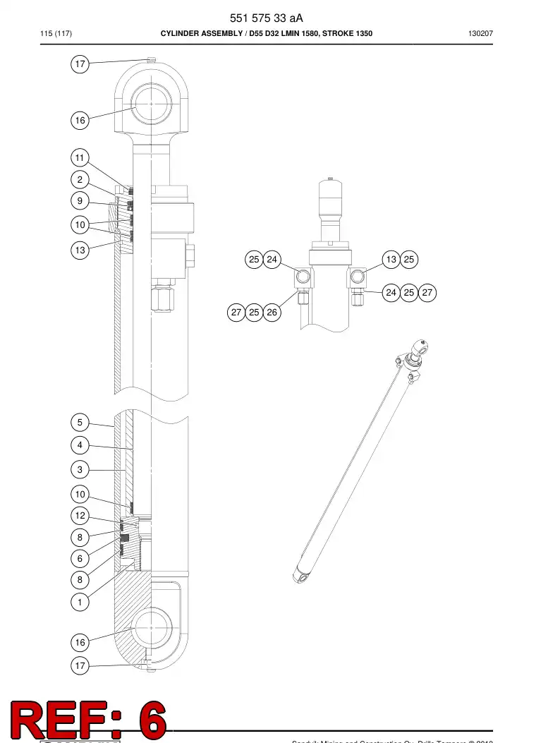 55155670c 551 556 70c Cover, Front - Sandvik Technical Drawing