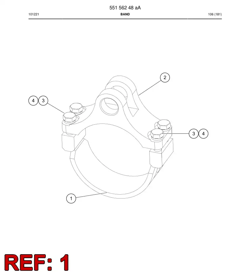 55156249 551 562 49 Welding assembly - Sandvik Technical Drawing