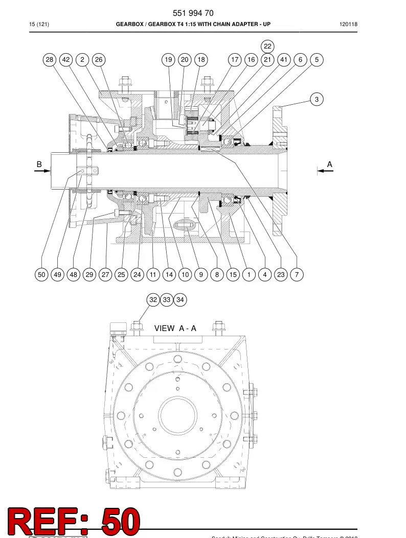 55156321 551 563 21 HEXAGON SOCKET HEAD SCREW (FULL THREAD) - Sandvik Technical Drawing