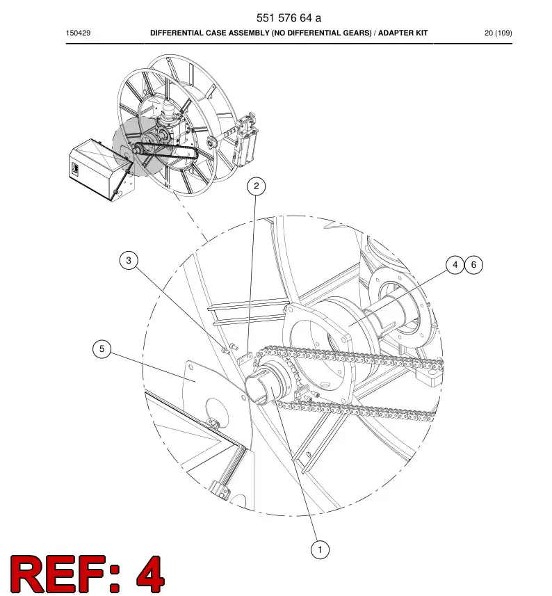 55156322 551 563 22 Flange - Sandvik Technical Drawing