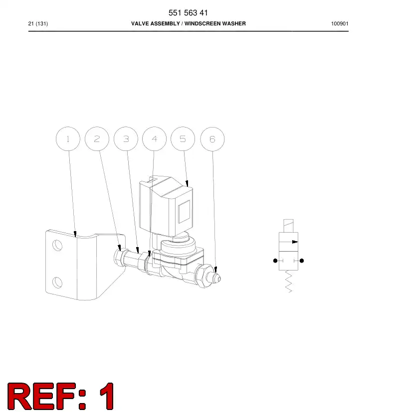 55156361 551 563 61 Cable entry plate - Sandvik Technical Drawing