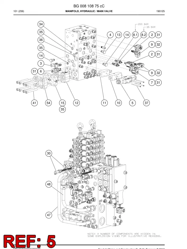 55156380 551 563 80 Coil - Sandvik Technical Drawing