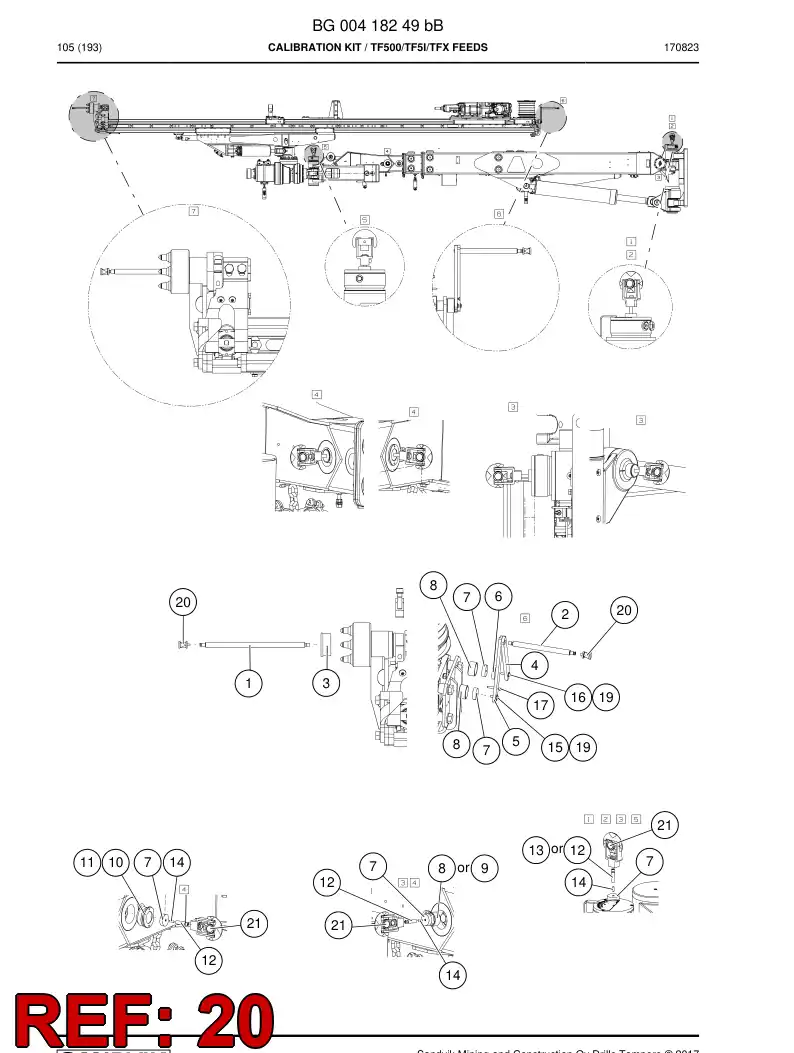 55156527 551 565 27 Prism, Reflector - Sandvik Technical Drawing