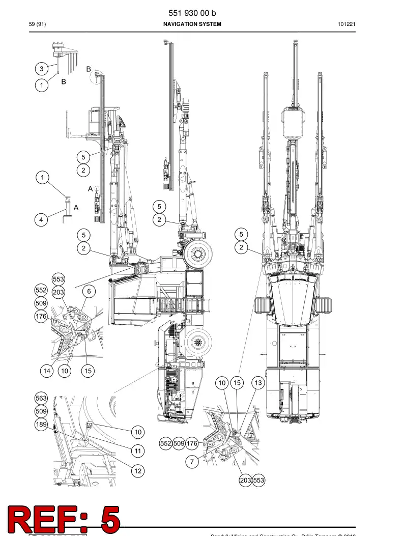 55156529 551 565 29 Tape, Reflector - Sandvik Technical Drawing