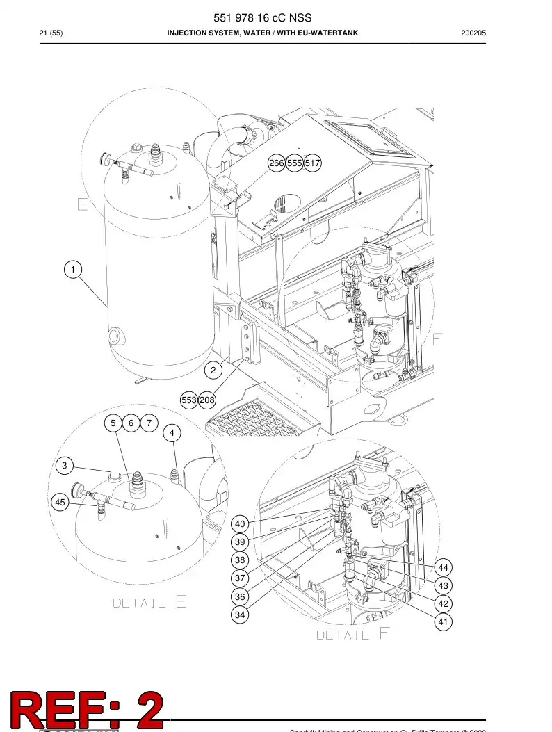 55156642b 551 566 42b Supporting block - Sandvik Technical Drawing