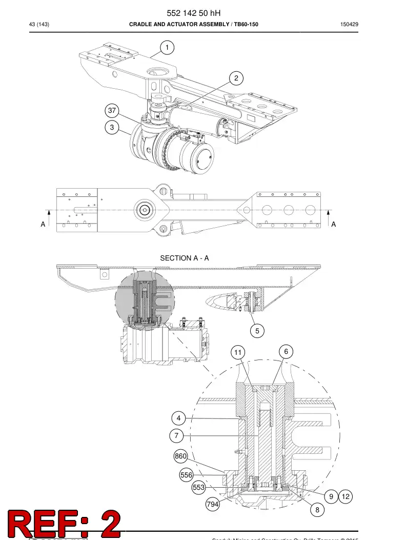 55156731 551 567 31 Pipe - Sandvik Technical Drawing