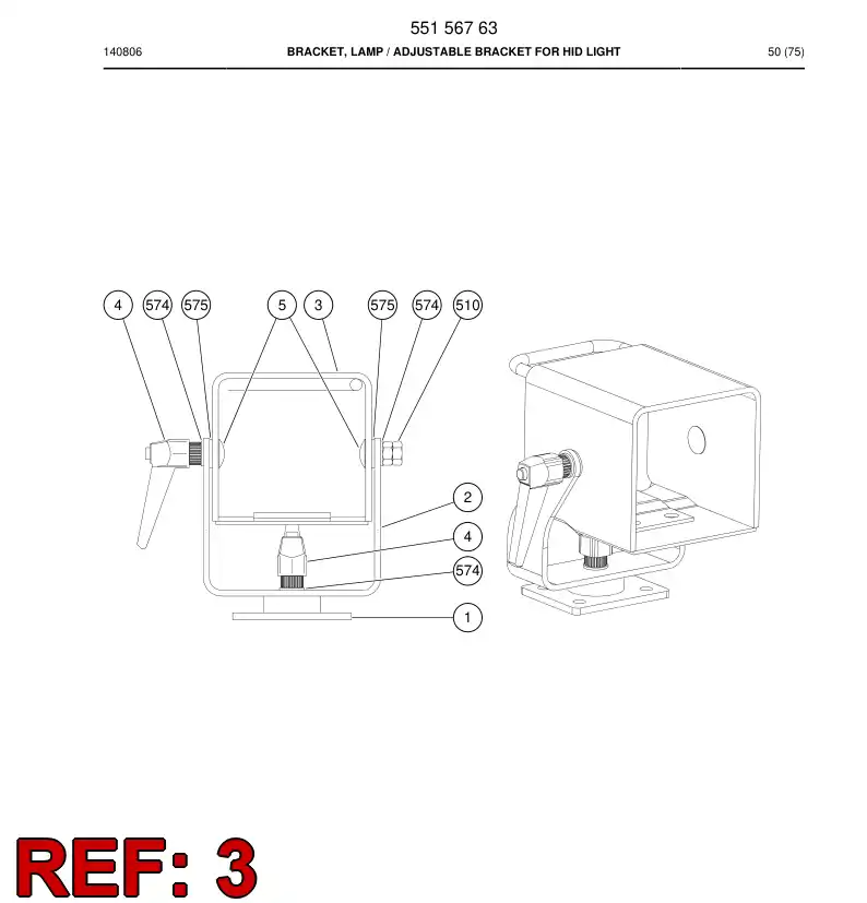 55156765 551 567 65 COMPARTIMENTO - Sandvik Technical Drawing