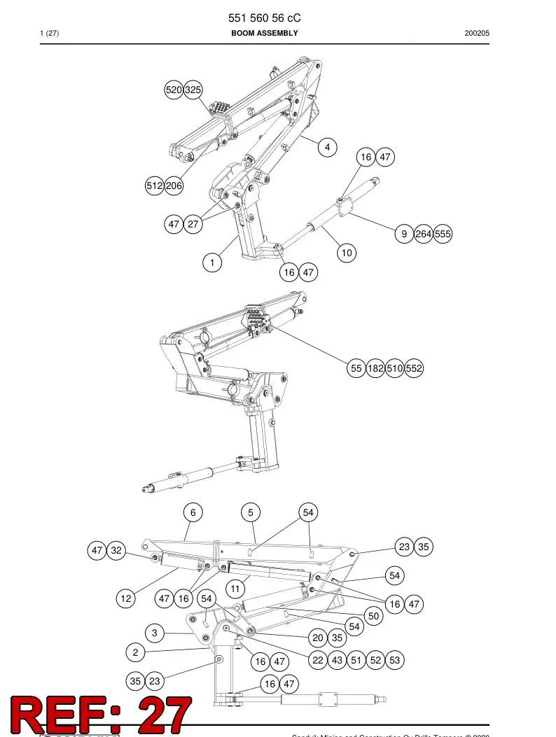 55156948 551 569 48 Pin - Sandvik Technical Drawing