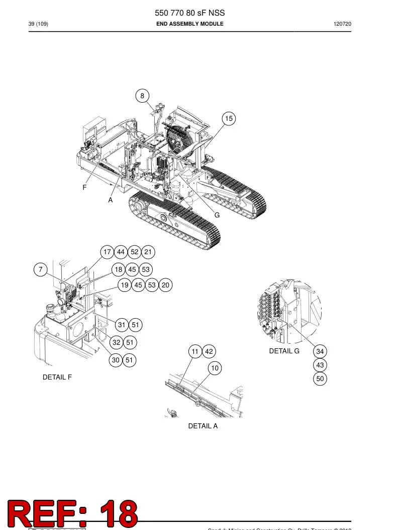 55157015 551 570 15 Screw - Sandvik Technical Drawing