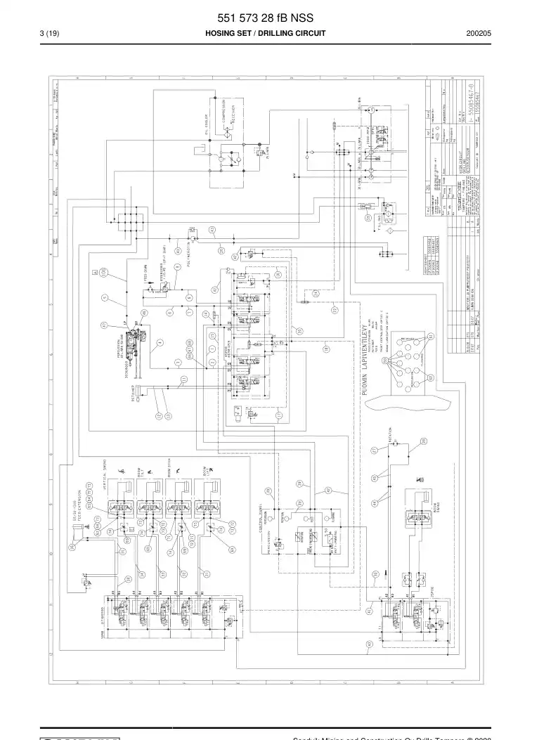 55157328f 551 573 28f Hosing Set - Sandvik Technical Drawing