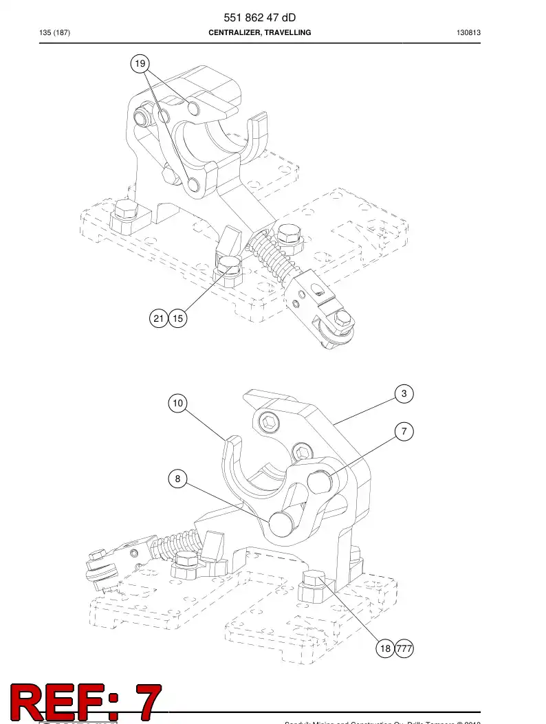 55157489b 551 574 89b Pin - Sandvik Technical Drawing
