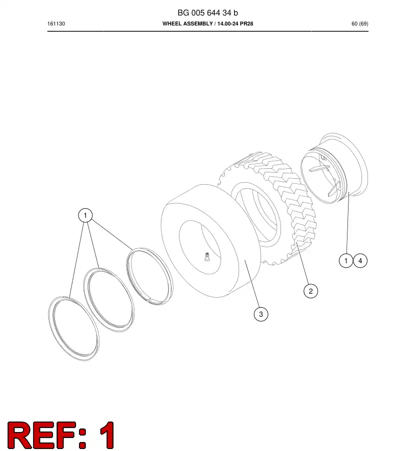 55157681b 551 576 81b Rim - Sandvik Technical Drawing