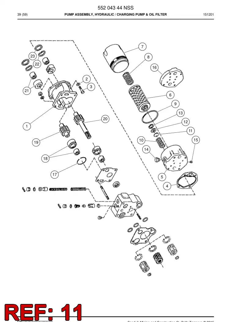 55158151 551 581 51 Washer - Sandvik Technical Drawing