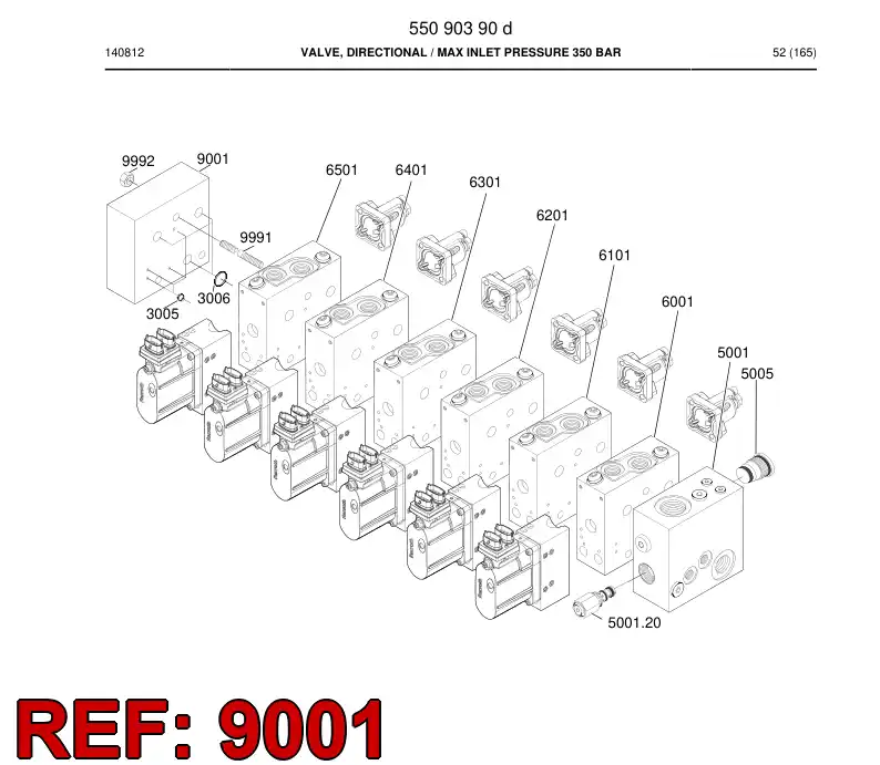 55158182 551 581 82 Cover, End - Sandvik Technical Drawing