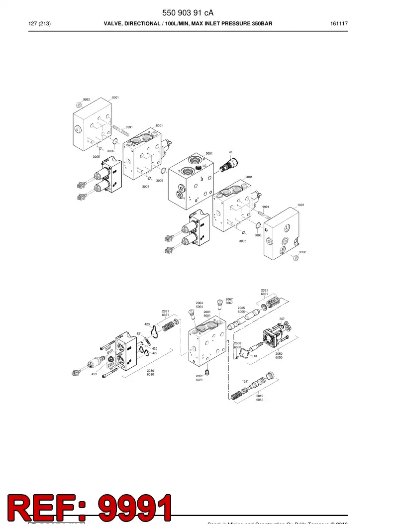 55158263 551 582 63 Bolt - Sandvik Technical Drawing