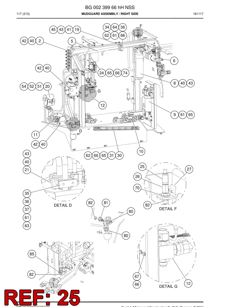 55158398 551 583 98 Transmitter, Pressure - Sandvik Technical Drawing