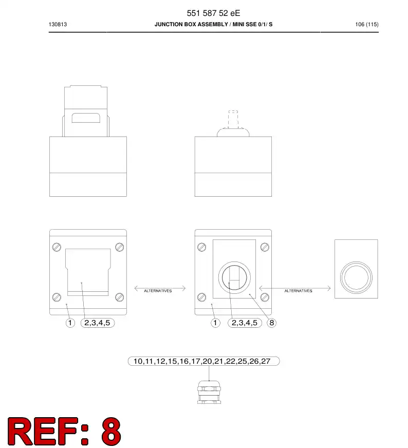 55158788a 551 587 88a Sign - Sandvik Technical Drawing