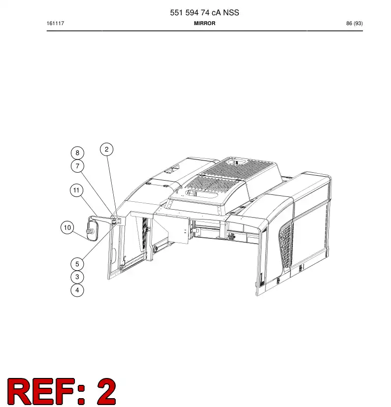 55159414 551 594 14 Holder - Sandvik Technical Drawing