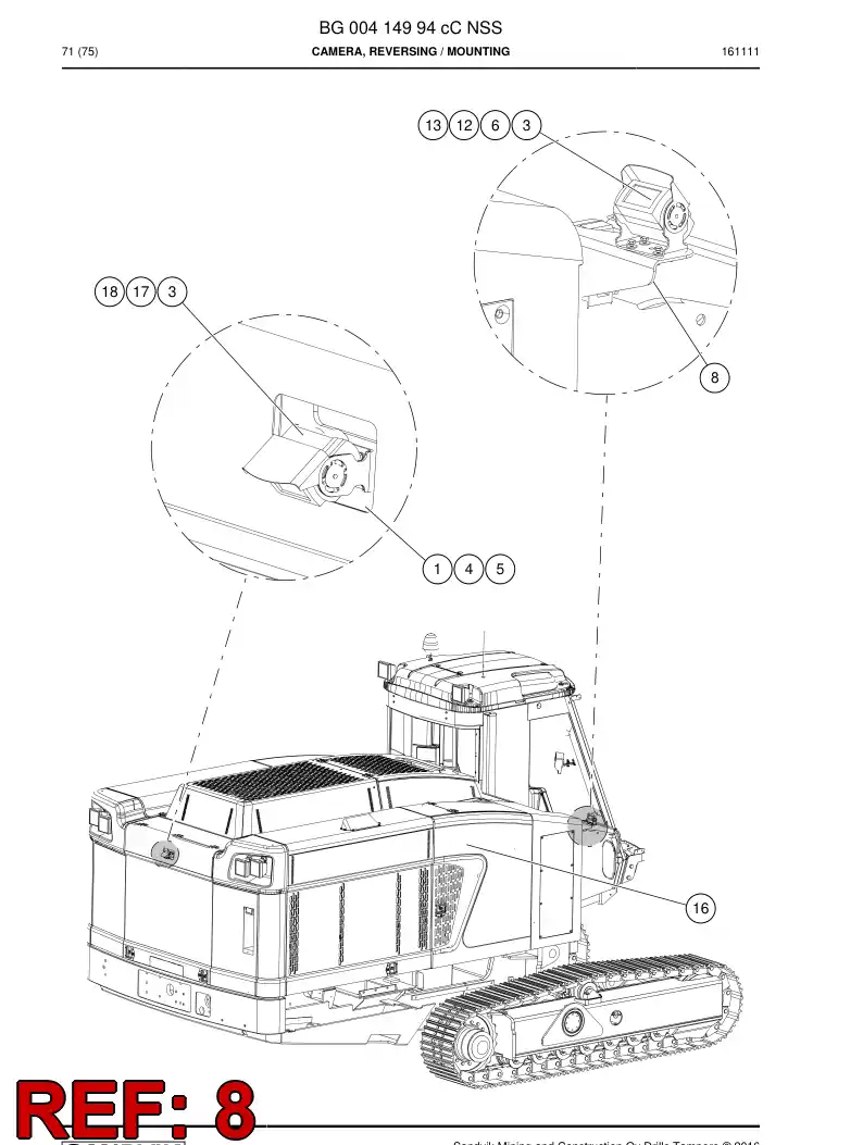 55159553a 551 595 53a Holder - Sandvik Technical Drawing