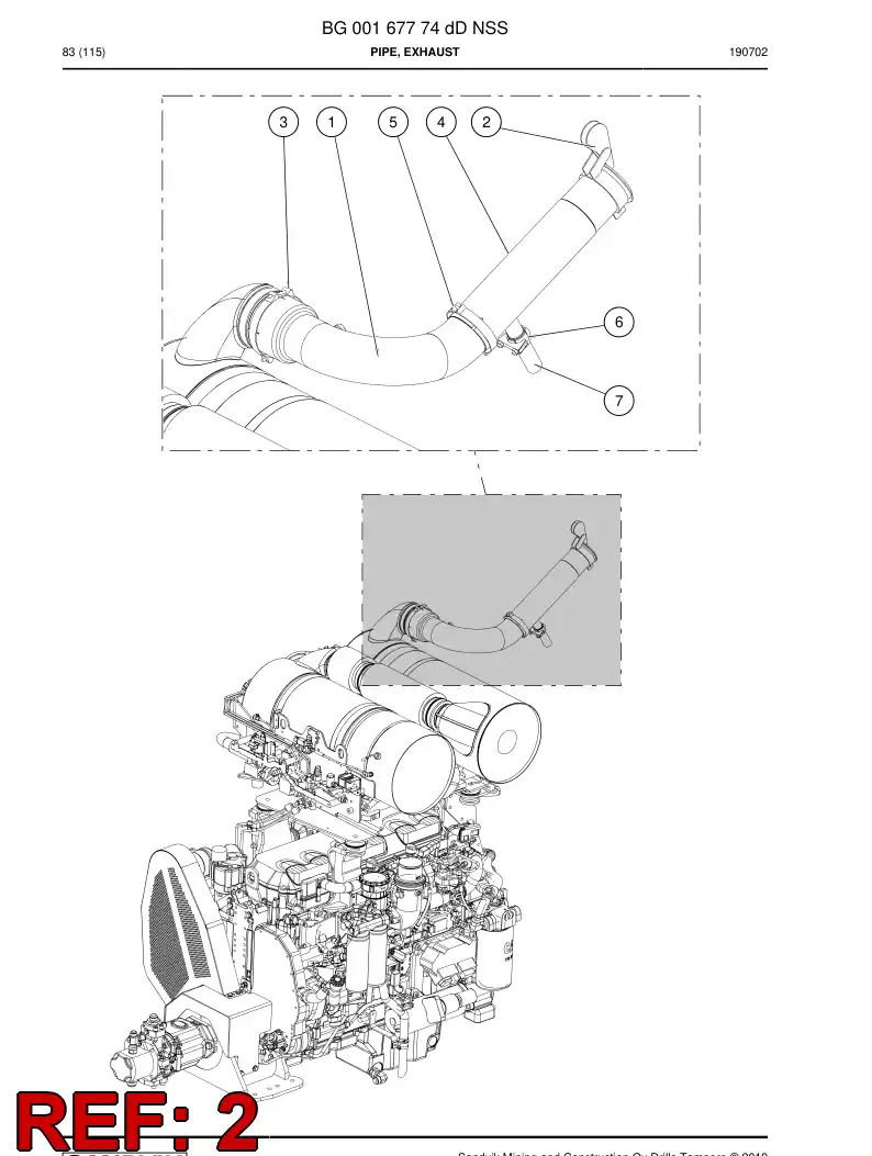 55159722a 551 597 22a Cap, Protection - Sandvik Technical Drawing