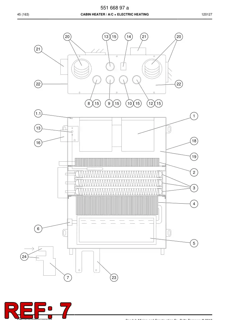 55159756 551 597 56 Valve - Sandvik Technical Drawing