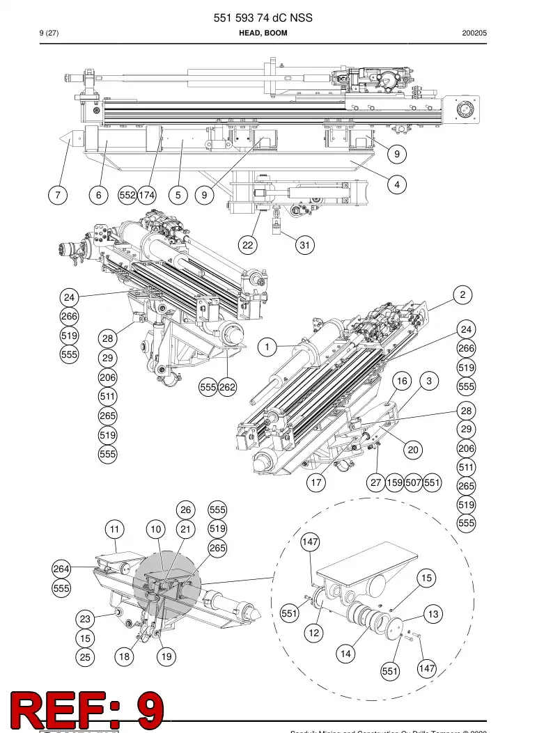 55160543a 551 605 43a Machining - Sandvik Technical Drawing