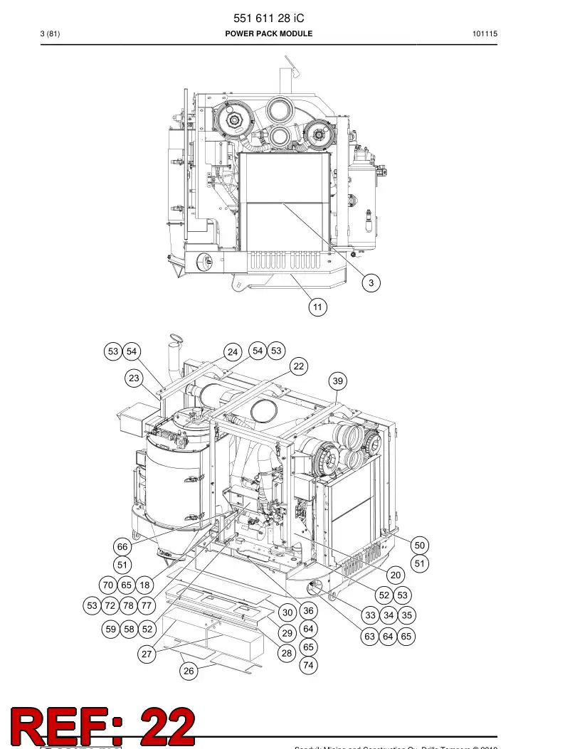 55160891a 551 608 91a Plate, Backing - Sandvik Technical Drawing