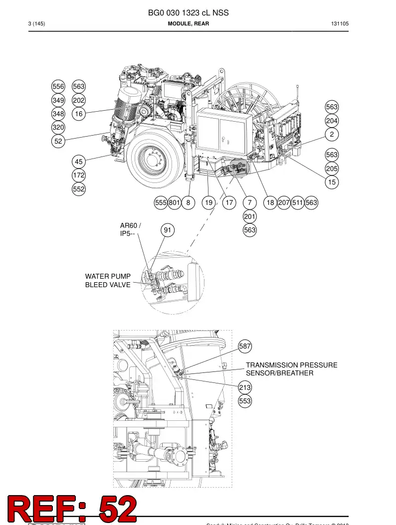 55161094a 551 610 94a Machining - Sandvik Technical Drawing