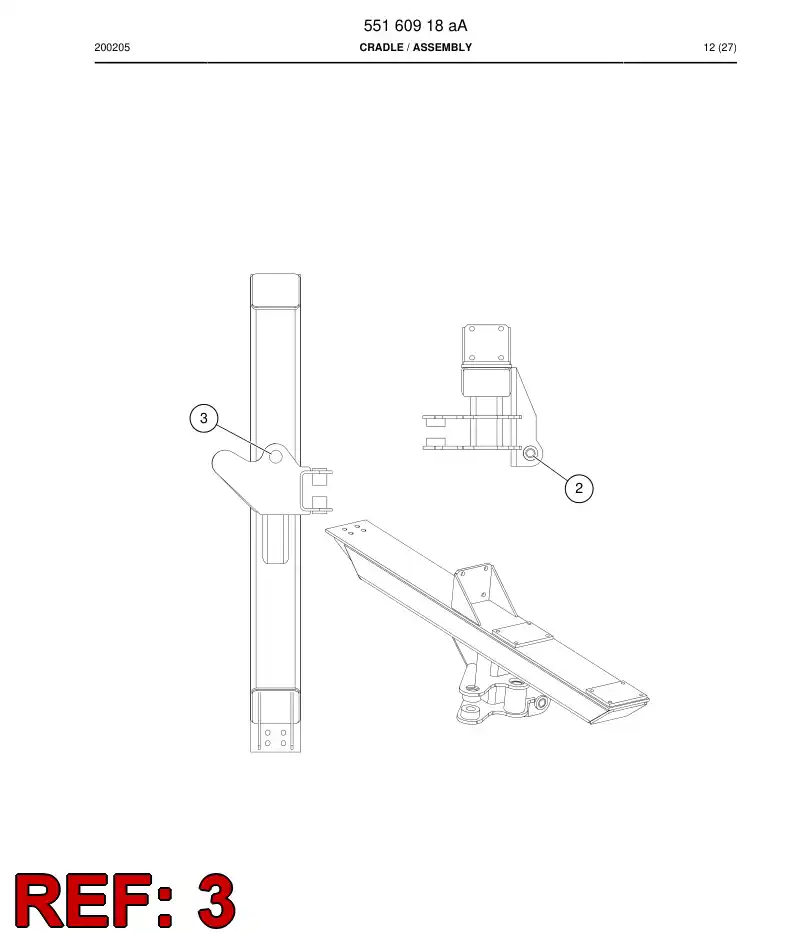 55161165 551 611 65 Bushing - Sandvik Technical Drawing